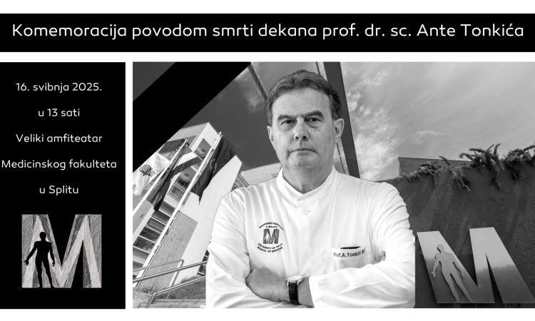 Komemoracija povodom smrti dekana prof. dr. sc. Ante Tonkića